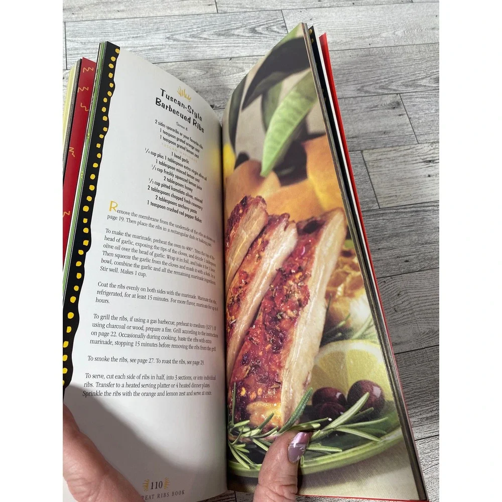 The Great Ribs Book by‎ Hugh Carpenter and Teri Sandison Cookbook BBQ Recipes